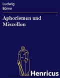 Cover: Aphorismen und Miszellen - Henricus-Edition eBook