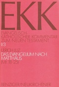 Cover: Evangelisch-Katholischer Kommentar zum Neuen Testament (EKK) / Das Evangelium nach Matth&auml;us - Patmos