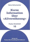 Cover: Kurze Information &uuml;ber "Allvers&ouml;hnung" - Paulus-Buchhandlung