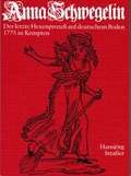 Cover: Anna Schwegelin - Verlag f. Heimatpflege