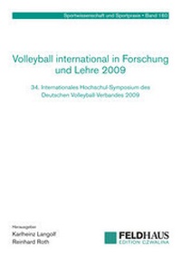 Abbildung von: Volleyball international in Forschung und Lehre 2009 - Feldhaus