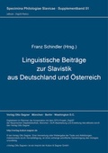 Cover: Linguistische Beitr&auml;ge zur Slavistik aus Deutschland und &Ouml;sterreich - Peter Lang Verlag