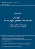 Cover: Aelita - als morgen gestern heute war - Peter Lang Verlag