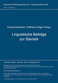 Cover: Linguistische Beitr&auml;ge zur Slavistik - Peter Lang Verlag
