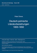 Cover: Deutsch-polnische Literaturbeziehungen 1800-1850 - Peter Lang Verlag