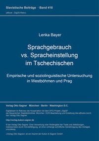 Abbildung von: Sprachgebrauch vs. Spracheinstellung im Tschechischen - Peter Lang Verlag