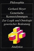 Cover: Generische Kennzeichnungen - Philosophia Verlag