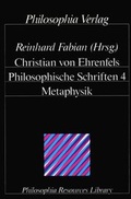 Cover: Philosophische Schriften / Metaphysik - Philosophia Verlag