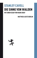 Cover: Die Sinne von Walden - Matthes & Seitz Berlin