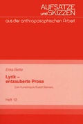 Cover: Lyrik - entzauberte Prosa - Mellinger, J Ch