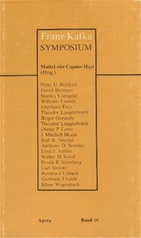 Abbildung von: Franz Kafka-Symposium. Eine Aufsatzsammlung - Agora