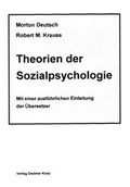Cover: Theorien der Sozialpsychologie / Theorien der Sozialpsychologie - Verlag Dietmar Klotz GmbH