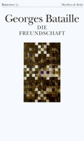 Cover: Die Freundschaft nebst Das Halleluja - Matthes & Seitz Berlin