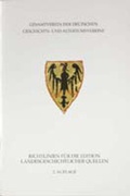 Cover: Richtlinien f&uuml;r die Edition landesgeschichtlicher Quellen - Verlag PH.C.W. SCHMIDT bei Rudolph Druck