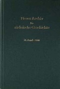 Cover: Neues Archiv f&uuml;r s&auml;chsische Geschichte, 71. Band (2001) - Verlag PH.C.W. SCHMIDT bei Rudolph Druck