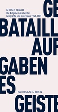 Cover: Die Aufgaben des Geistes - Matthes & Seitz Berlin