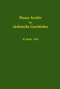 Cover: Neues Archiv f&uuml;r s&auml;chsische Geschichte, 80. Band (2009) - Verlag PH.C.W. SCHMIDT bei Rudolph Druck