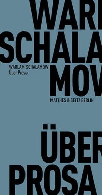 Enlarge image Cover: Über Prosa - Matthes & Seitz Berlin