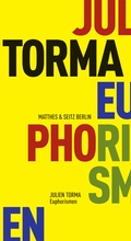 Cover: Euphorismen - Matthes & Seitz Berlin