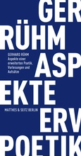 Cover: Aspekte einer erweiterten Poetik - Matthes & Seitz Berlin