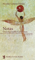 Cover: Notas - Matthes & Seitz Berlin