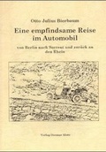 Cover: Eine empfindsame Reise im Automobil von Berlin nach Sorrent und zur&uuml;ck an den Rhein - Verlag Dietmar Klotz GmbH