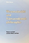 Cover: Wesenseinsicht und Transzendentalphilosophie - Verlag Franz Schmitt