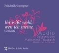 Cover: 'Ihr wi&szlig;t wohl, wen ich meine' - Matthes & Seitz Berlin