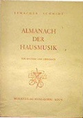 Cover: Almanach der Hausmusik - Gerig Musikverlage