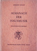 Cover: Almanach der Hausmusik - Gerig Musikverlage