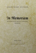 Cover: In Memoriam - Verlag Franz Schmitt