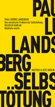 Cover: Das moralische Problem der Selbstt&ouml;tung - Matthes & Seitz Berlin