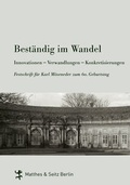 Cover: Best&auml;ndig im Wandel - Matthes & Seitz Berlin