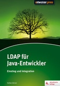 Cover: LDAP f&uuml;r Java-Entwickler - Entwickler Press