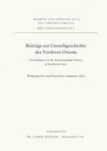 Cover: Contributions to the Environmental History of Southwest Asia - Dr Ludwig Reichert Verlag