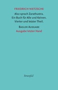 Cover: Also sprach Zarathustra. 4. und letzter Theil. - Stroemfeld