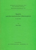 Cover: Agypten Nach Den Mamlukischen Lehensregistern - DR LUDWIG REICHERT