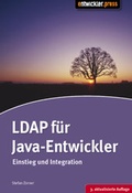 Cover: LDAP f&uuml;r Java-Entwickler - Entwickler Press