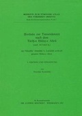 Cover: Horasan Zur Timuridenzeit Nach Dem Tarih-E Hafez-E Abru (Verf. 817 Bis 823 H.) Des Nurallah 'Abdallah B. Lutfallah Al-Hvafi Genannt Hafez-E Abru - Dr Ludwig Reichert Verlag