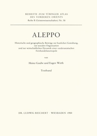 Enlarge image Cover: Aleppo - Reichert Verlag