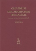 Cover: Grundri&szlig; der arabischen Philologie - Reichert Verlag