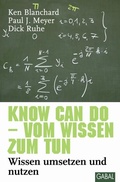 Cover: Know can do - vom Wissen zum Tun - GABAL