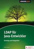 Cover: LDAP f&uuml;r Java-Entwickler - Entwickler Press