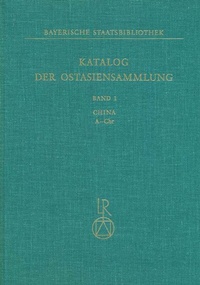Abbildung von: Katalog der Ostasiensammlung - Reichert Verlag