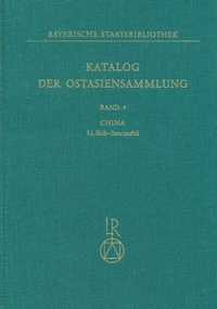 Abbildung von: Katalog der Ostasiensammlung - Reichert Verlag