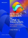 Cover: Research for Clinical Therapists - Churchill Livingstone