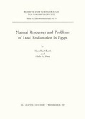 Cover: Natural Resources and Problems of Land Reclamation in Egypt - Dr Ludwig Reichert Verlag