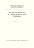 Cover: Ancient Distribution of Ungulate Mammals in the Middle East - Dr Ludwig Reichert Verlag