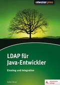 Cover: LDAP f&uuml;r Java-Entwickler - Entwickler Press