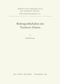 Cover: Bodengesellschaften Des Vorderen Orients - DR LUDWIG REICHERT